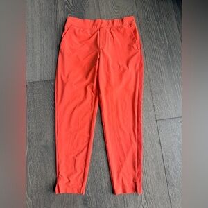 Athleta Brooklyn Mid Rise Ankle Pant in Bright Coral Size 6